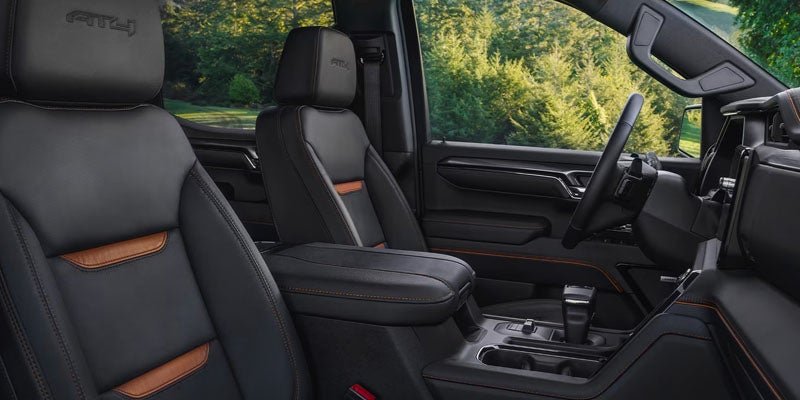 2026 GMC Sierra 1500 premium interior with spacious seating and refined cabin comfort at Ed Morse GMC Kewanee