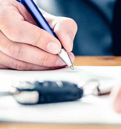 Signing Contract, Ed Morse GMC in KEWANEE IL